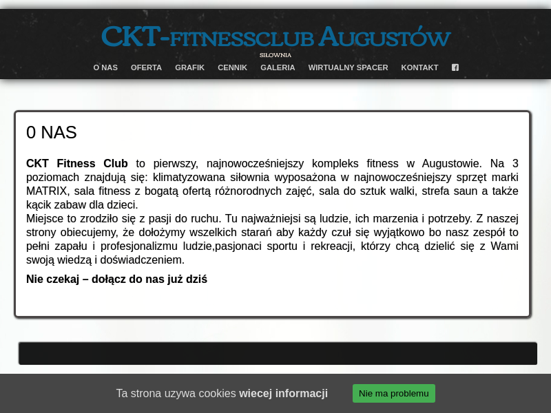 Ckt-fitnessclub - siłownia Augustów