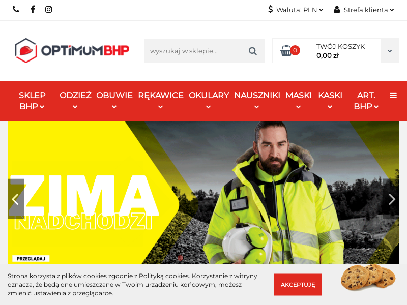 INTERNETOWA HURTOWNIA I SKLEP OPTIMUM BHP